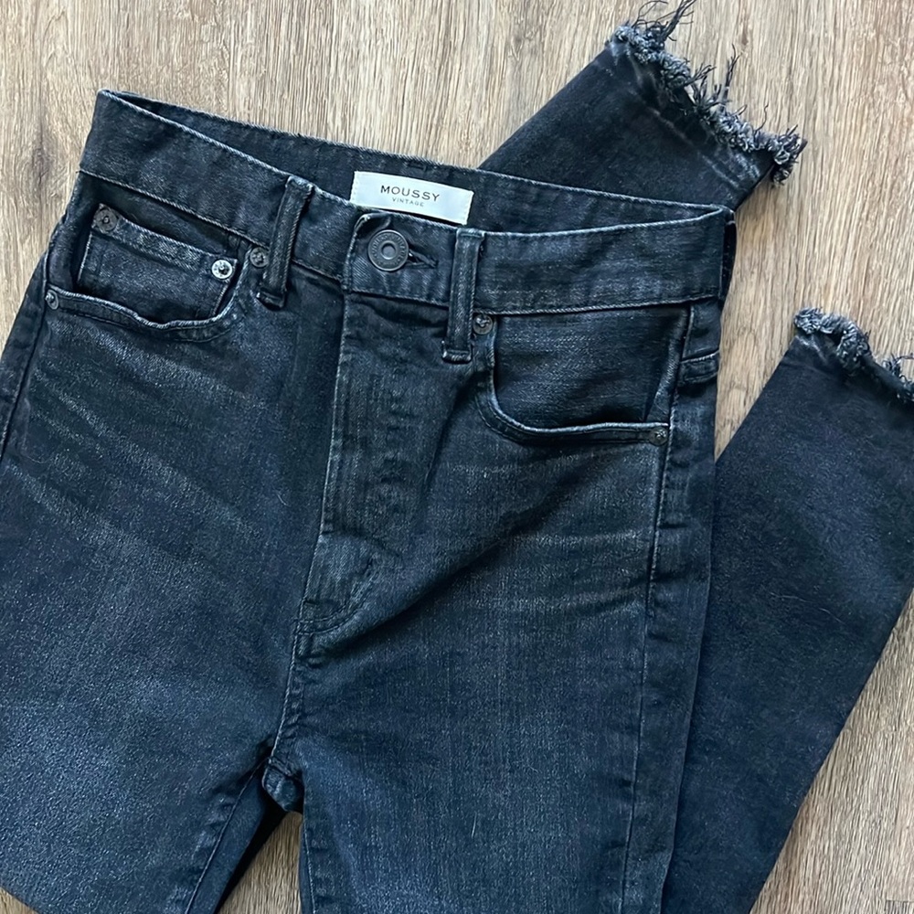 Moussy Vintage Jeans Howa in Black - Premium Japanese Denim